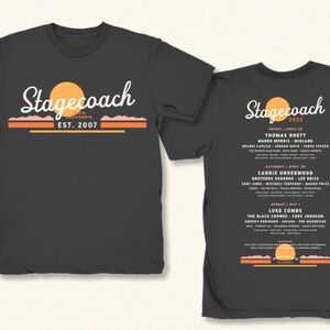 Stagecoach official lineup t-shirt from 2022 - Size Small